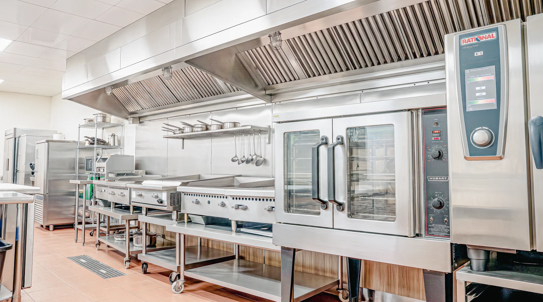 Manny's Catering production kitchen