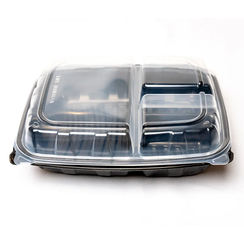 3-Compartment Microwave Container